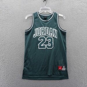 Nike Michael Jordan 23 Kids Jersey Green Size Large 12 13 Yrs Basketball‎ NEW